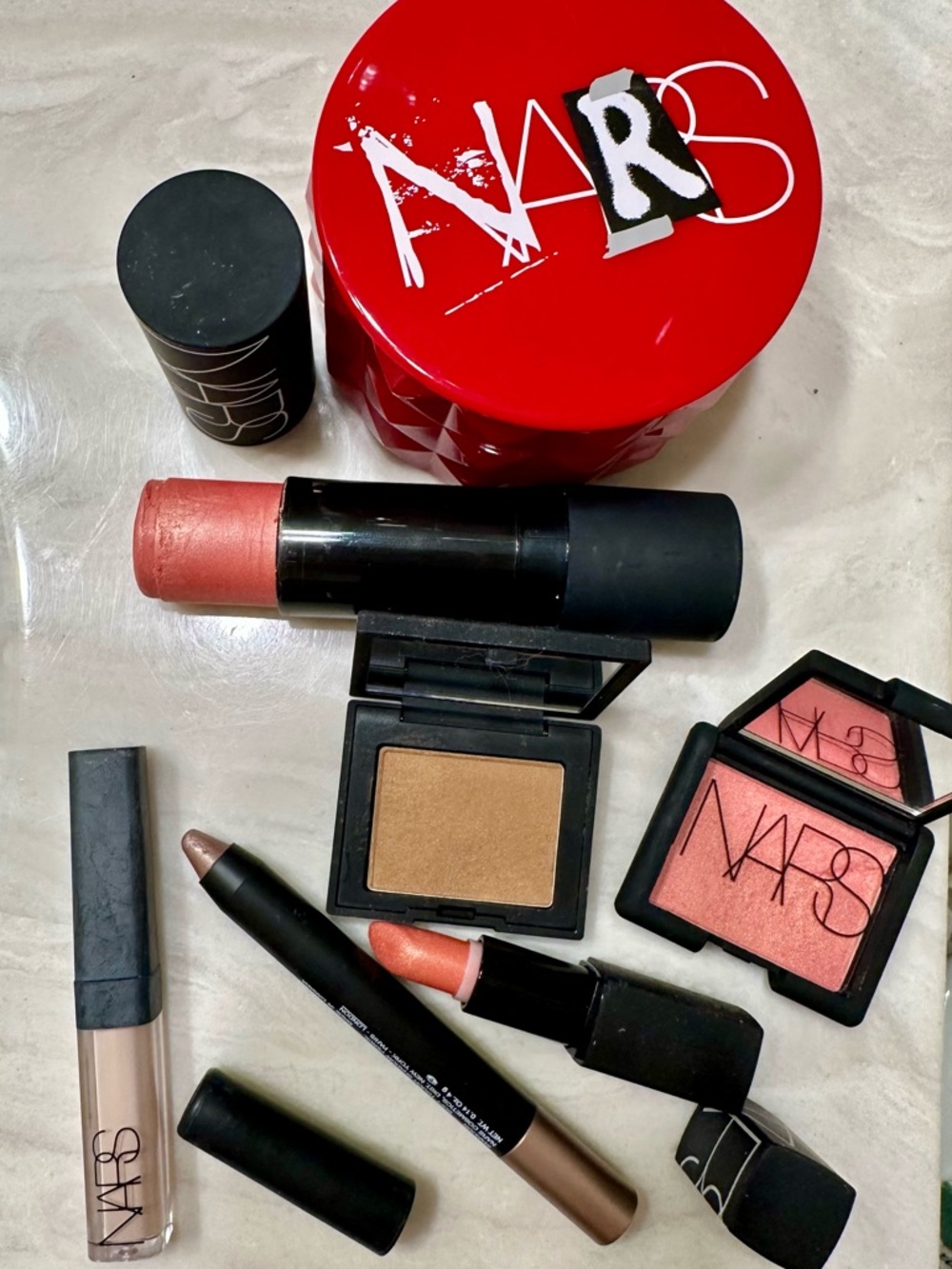 Nars Orgasm The Multiple + Little Fetishes + Laguna Bronzer + More Makeup Lot